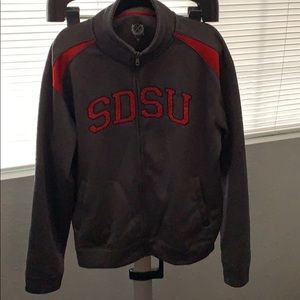 San Diego State zip up sweater